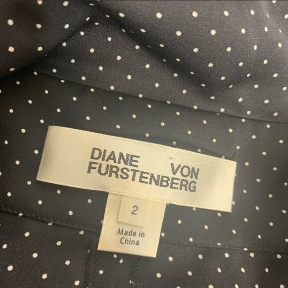 Diane Von Furstenberg polka dot halter jumpsuit - Picture 6 of 8